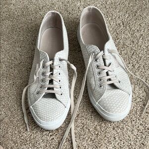 SUPERGA Snakeskin Textured Sneakers